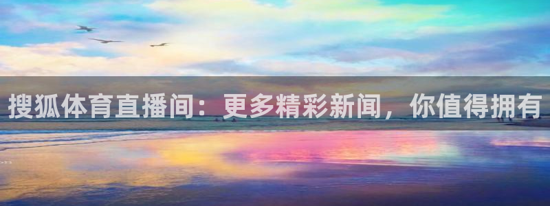 搜狐体育直播间：更多精彩新闻，你值得拥有